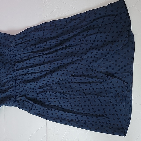 MADEWELL Wrap front dress in brushstroke/ XS. - Picture 7 of 10